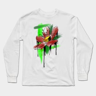 watercolor flower Long Sleeve T-Shirt